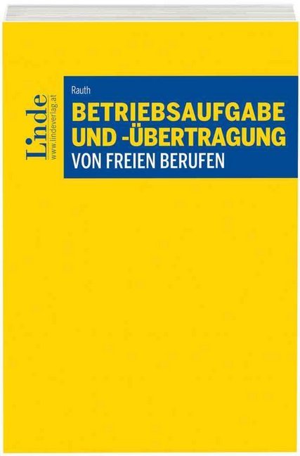 Betriebsaufgabe und -übertragung von freien Berufen (f. Österreich) main product photo
