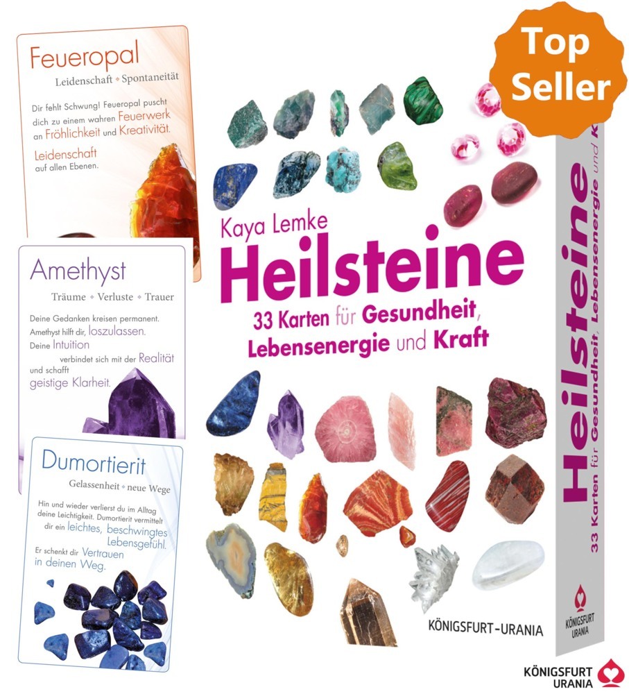 Heilsteine, m. 1 Buch, m. 1 Beilage main product photo