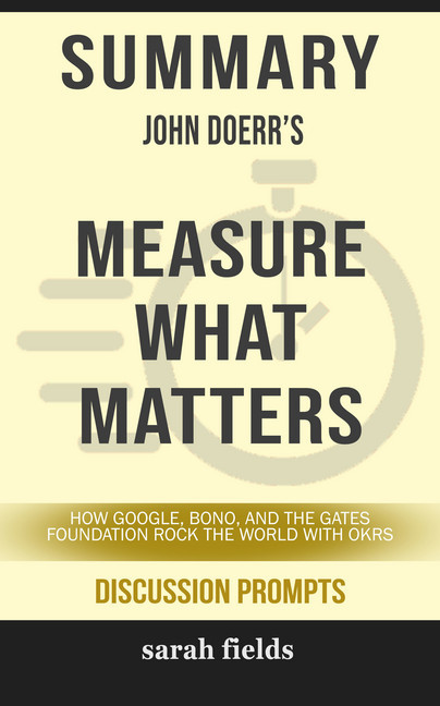 Summary: John Doerr's Measure What Matters main product photo
