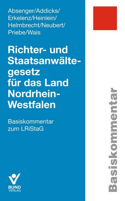 Richter- und Staatsanwältegesetz für das Land Nordrhein-Westfalen, Kommentar main product photo