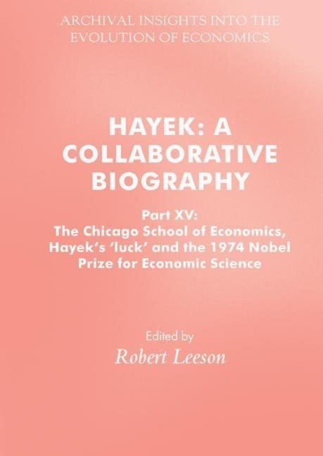 Hayek: A Collaborative Biography main product photo