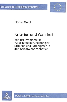 Kriterien und Wahrheit