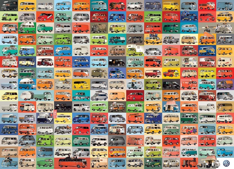 Volkswagen Groovy Bus (Puzzle) main product photo
