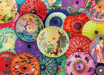 Asian Oil Paper Umbrellas (Puzzle)