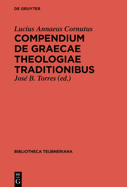 Compendium de Graecae Theologiae traditionibus main product photo