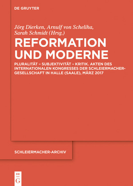 Reformation und Moderne main product photo