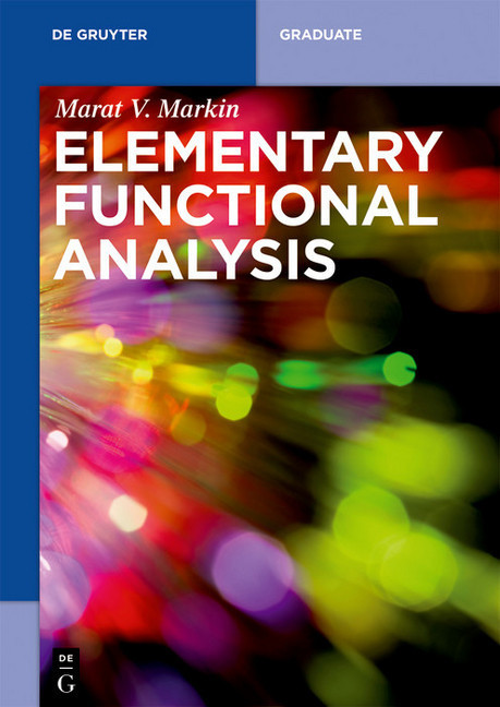 Elementary Functional Analysis main product photo
