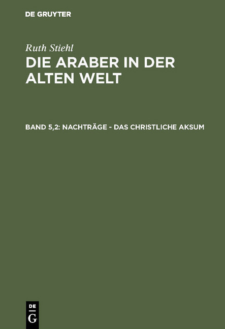 Nachträge - Das christliche Aksum main product photo