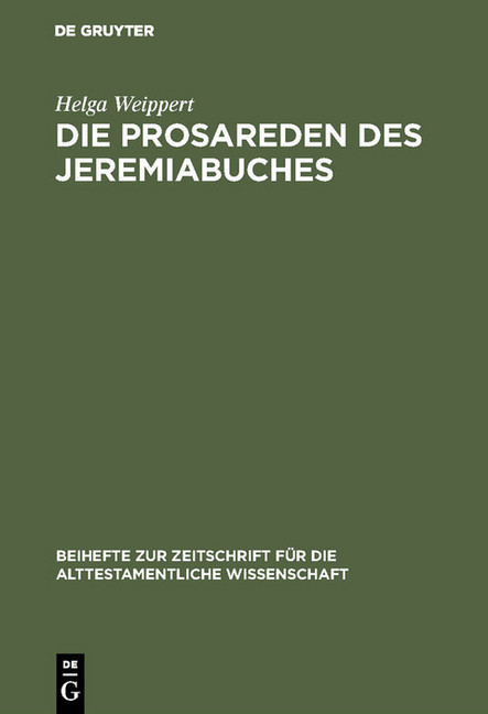 Die Prosareden des Jeremiabuches main product photo