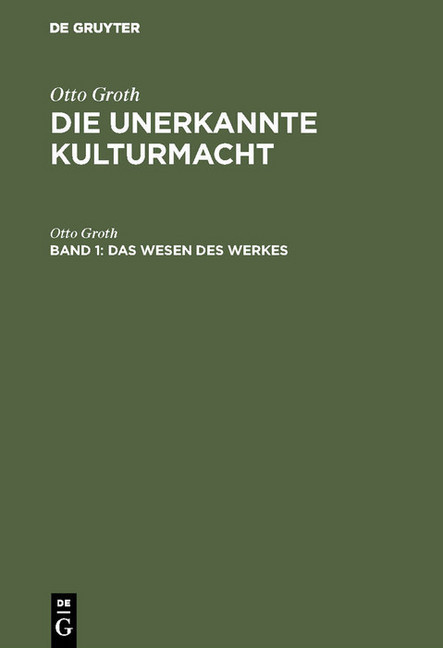 Das Wesen des Werkes main product photo