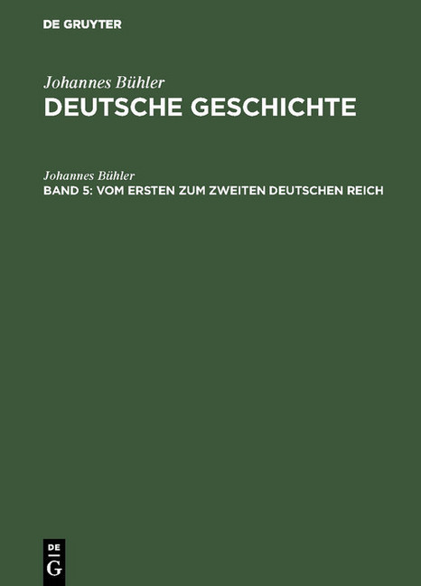 Vom ersten zum zweiten Deutschen Reich main product photo