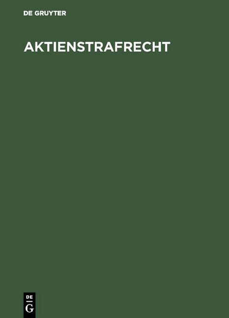 Aktienstrafrecht main product photo