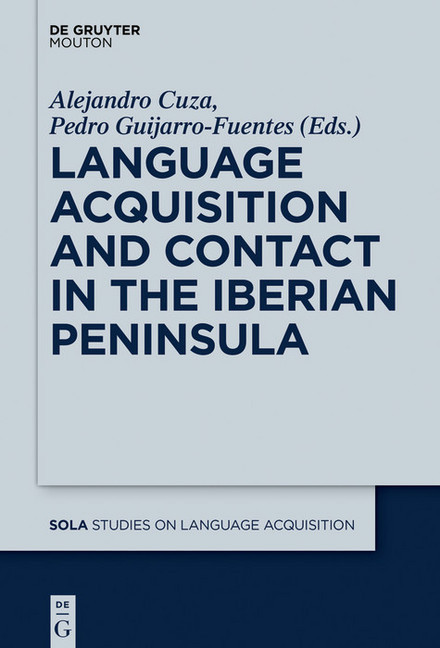 Language Acquisition and Contact in the Iberian Peninsula main product photo