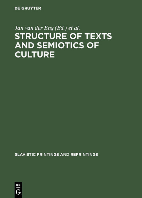 Structure of Texts and Semiotics of Culture main product photo