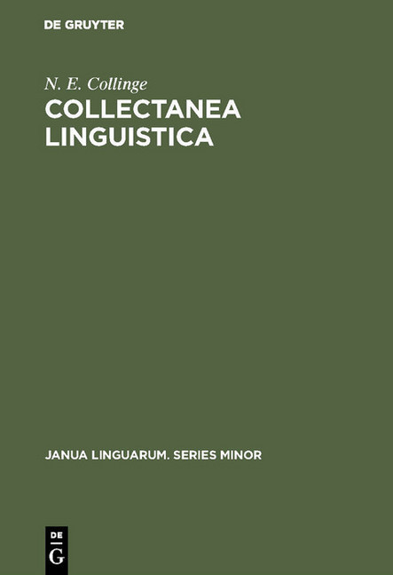 Collectanea Linguistica main product photo