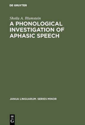 A Phonological Investigation of Aphasic Speech