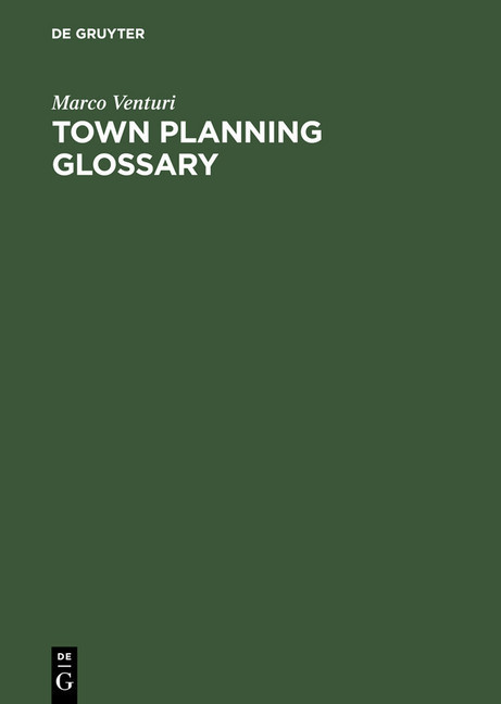 Town Planning Glossary main product photo