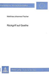 Rückgriff auf Goethe
