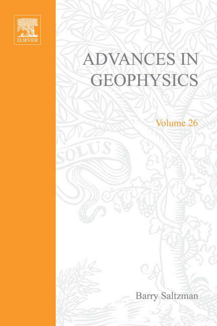 ADVANCES IN GEOPHYSICS VOLUME 26 main product photo