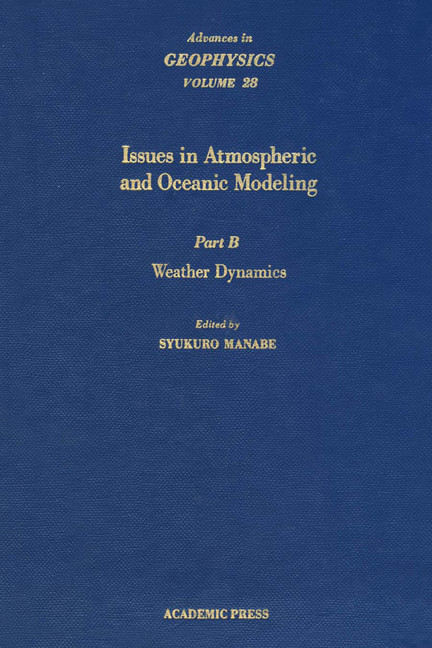ADVANCES IN GEOPHYSICS VOLUME 28B main product photo