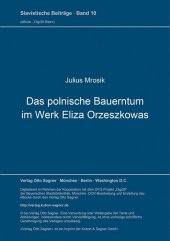 Das polnische Bauerntum im Werk Eliza Orzeszkowas