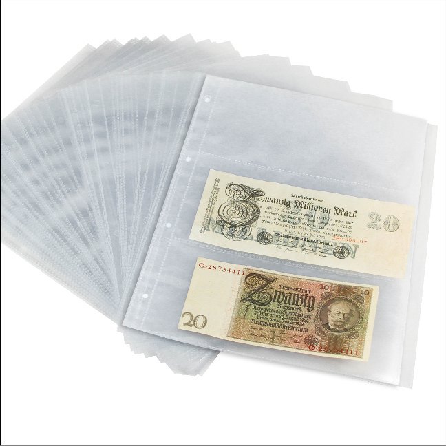 Banknoten Einsteckblätter PP, transparent main product photo