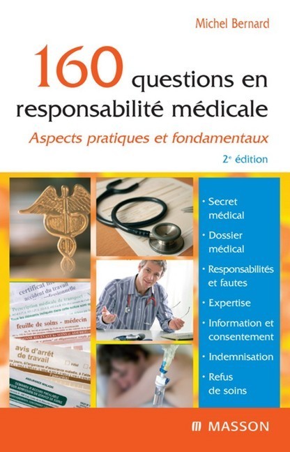 160 questions en responsabilité médicale main product photo