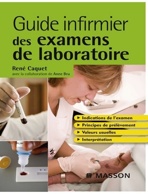 Guide infirmier des examens de laboratoire main product photo