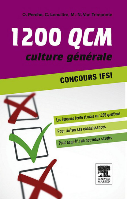 1 200 QCM Concours IFSI Culture générale main product photo