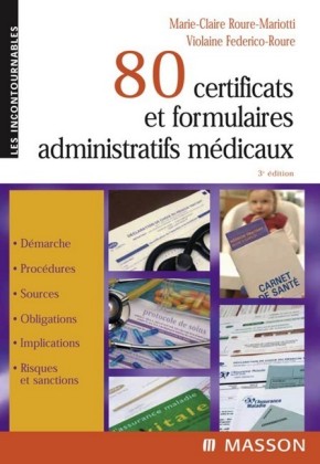 80 certificats et formulaires administratifs médicaux