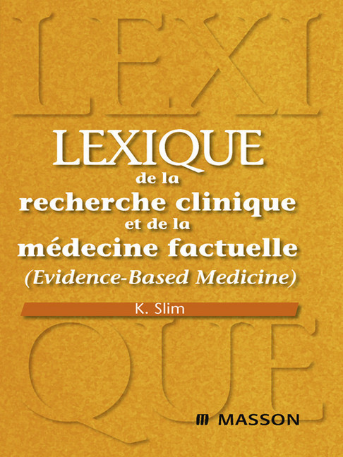 Lexique de la recherche clinique et de la médecine factuelle main product photo