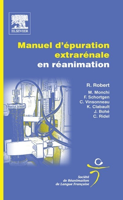 Manuel d'épuration extrarénale en réanimation main product photo