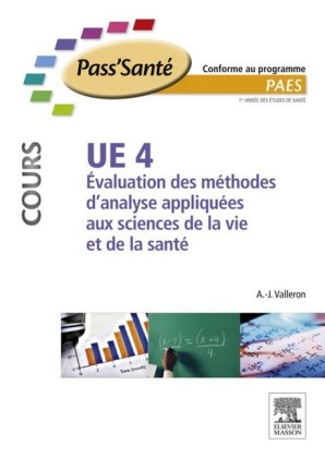 UE 4 - Évaluation des méthodes d'analyse appliquées aux sciences de la vie et de la santé
