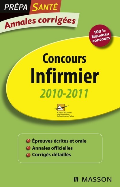 Annales corrigées Concours Infirmier 2010-2011 main product photo