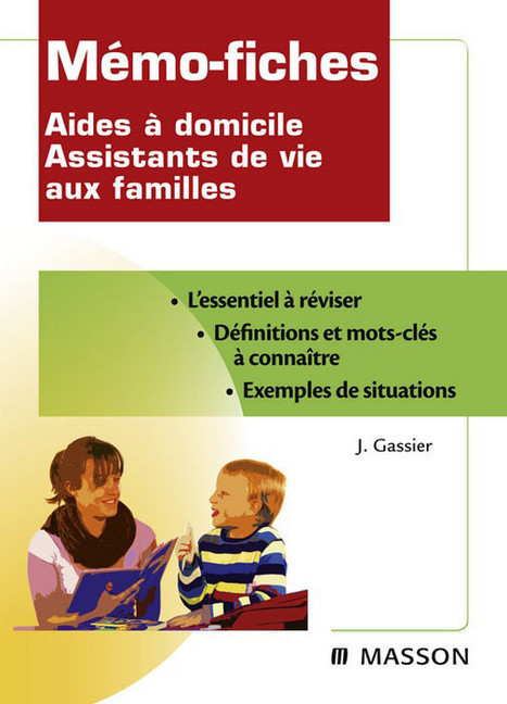 Mémo-fiches Aides à domicile Assistants de vie aux familles main product photo