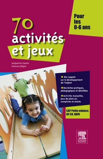 70 activités et jeux pour les 0-6 ans main product photo