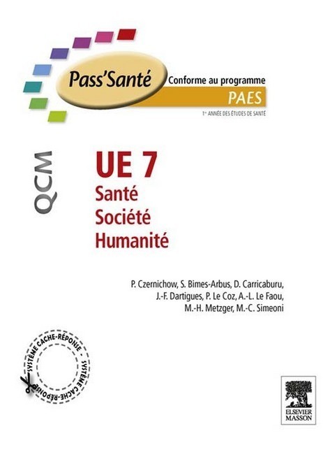 UE 7 - Santé - Société - Humanité - QCM main product photo