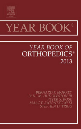 Year Book of Orthopedics 2013,