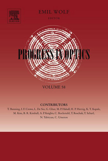 Progress in Optics main product photo