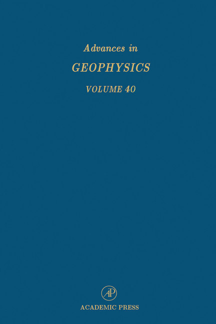 Advances in Geophysics main product photo