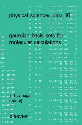 Gaussian Basis Sets for Molecular Calculations