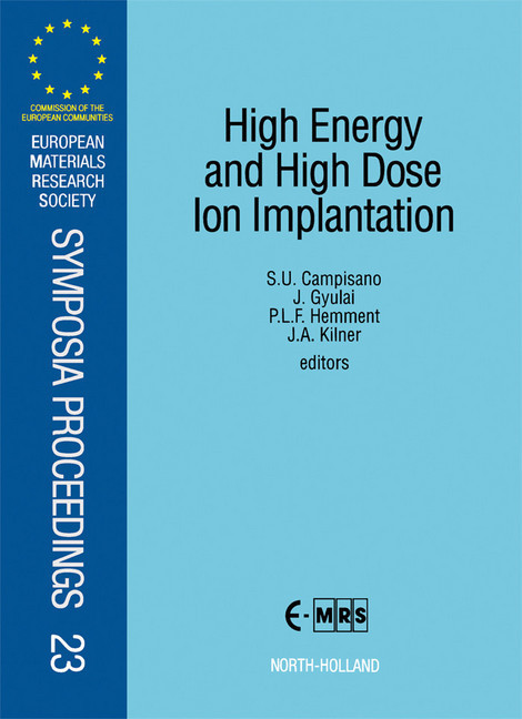 High Energy and High Dose Ion Implantation main product photo