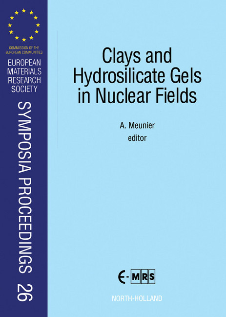 Clays and Hydrosilicate Gels in Nuclear Fields main product photo