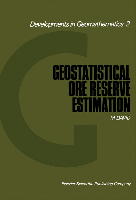 Geostatistical Ore Reserve Estimation main product photo