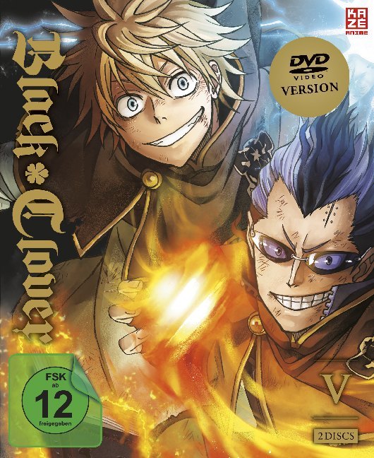 Black Clover. Tl.5, 2 DVD main product photo
