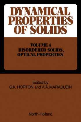 Metals, Superconductors, Magnetic Materials, Liquids Disordered Solids, Optical Properties