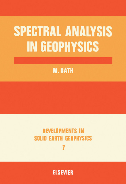 Spectral Analysis in Geophysics main product photo