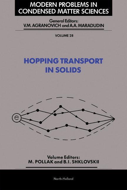 Hopping Transport in Solids main product photo