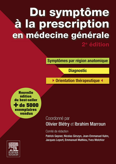 Du symptôme à la prescription en médecine générale main product photo