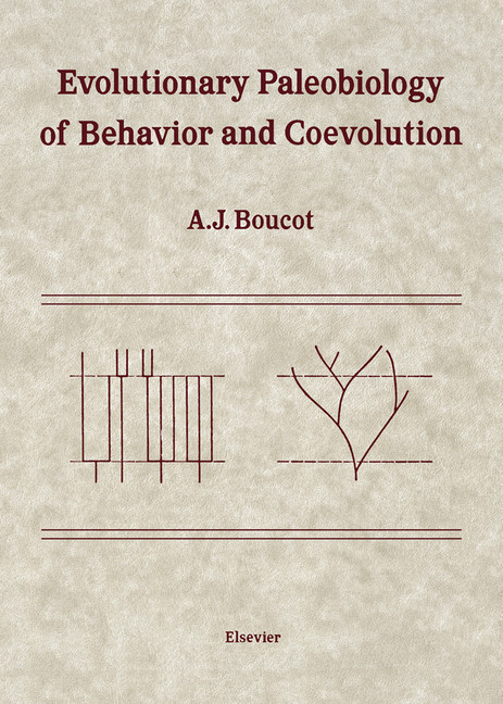 Evolutionary Paleobiology of Behavior and Coevolution main product photo